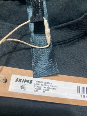 SKIMS Cotton Jersey Long Sleeve T-Shirt M thumbnail 3