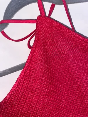 SheIn Hot Pink Halter Bodycon Dress thumbnail 2