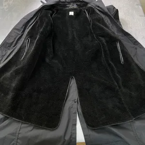 US Military Women's‎ All-Weather Trench Coat Removable Liner Black Size 12L thumbnail 6