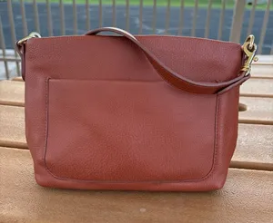 Universal Threads Brown Faux Leather Slouchy Crossbody Bag thumbnail 1