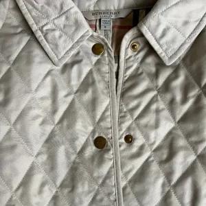 Burberry Classic Diamond Quilted Riding Jacket Tan Plaid Lining Preppy Small thumbnail 10