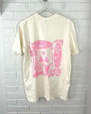 Sunkissed Coconut Pink Swim & Surf Tee Size M thumbnail 1