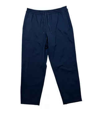 Lululemon size large women's tapered leg mid rise pant 7/8 length luxtreme navy thumbnail 2