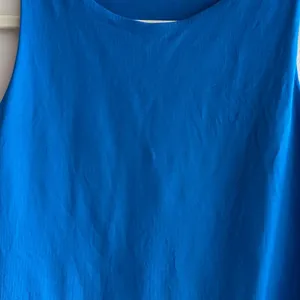 ZARA Bright Blue Highneck Racerback Tank Bodysuit, Size Large thumbnail 8
