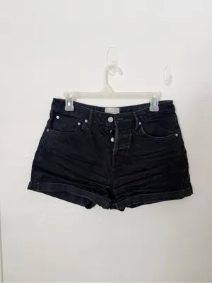 Sézane Niels Cuffed Denim Shorts Sz 36 / US 4 thumbnail 2