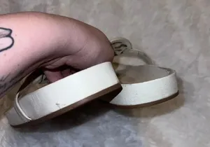 Tory Burch White Miller Cloud Sandal size Women’s 9.5 thumbnail 5