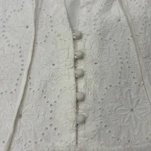 Vineyard Vines 🌟🌟 Island Cotton Eyelet Swing Tiered Tie Neck Dress White Sz Xs thumbnail 7
