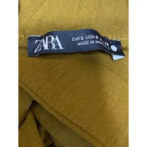 Zara Women's Olive Green Tie Waist Belted High Rise A Line Mini Shorts Size S thumbnail 3