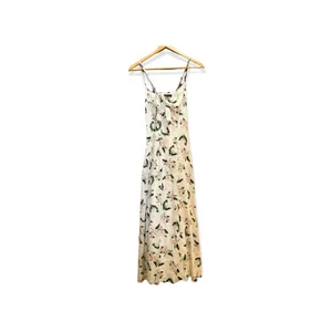 Banana Republic Long‎ Maxi Dress Women's Sz 8 White Floral Sleeveless MSRP $99 thumbnail 2