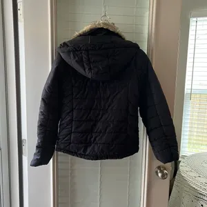 Aeropostale Juniors Puffer Jacket Small Hooded‎ Black Size undefined thumbnail 2