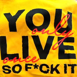 You only Live once, so f*ck it Tee Shirt - L thumbnail 4