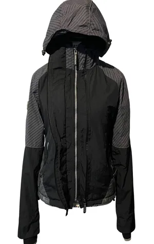 Superdry SD-Windcheater‎ Arctic Impact Jacket Black/Gray/Silver Size 4 GUC thumbnail 1