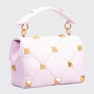 Valentino Garavani Roman Stud Medium Quilted Chain Shoulder Bag thumbnail 3