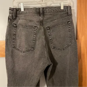Black Ultra High Rise Ankle Straight Jeans thumbnail 5