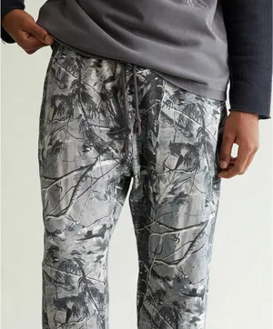 PacSun Gray Camo Straight Leg Sweatpants thumbnail 2