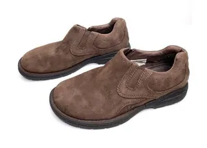 UGG Australia Shoes Size 7 Men's Slip On Leather Dark Brown Suede Comfort Shoes thumbnail 1