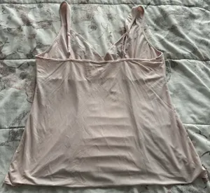 Pink Embroidered Babydoll Boho Pajama Top, size M thumbnail 11