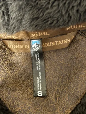 KÜHL Flight Vest Brown Sherpa Fleece Full Zip Women’s Small thumbnail 2