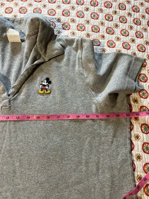 Vintage 90s Disney Store Gray Mickey Mouse Gray Polo shirt size XL thumbnail 5