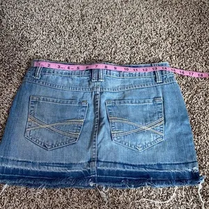 5/$30 🎈 Aeropostale y2k mini denim skirt size 1/2 thumbnail 5