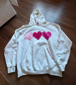 Hand Stitched Heart Hoodie thumbnail 1