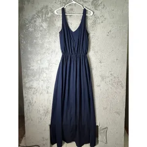 Show Me Your Mumu Kendall Maxi Dress Navy Blue Wedding Bridesmaid Large New thumbnail 4