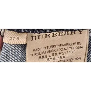 Burberry Brit Islington Bootcut Jeans Womens 27 Dark Wash Stretch Designer Denim thumbnail 5