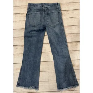 Liverpool Los Angles Women’s Gia Glider Crop Blue Denim Pull On Jeans Size 2/26 thumbnail 4