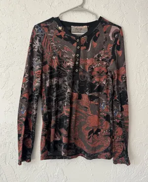Anama Y2K Vintage Long Sleeve Henley thumbnail 1