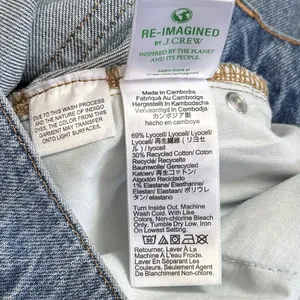 J.Crew Wide Leg Trouser Jeans Light Wash High Rise Capsule Minimalist 27 thumbnail 9