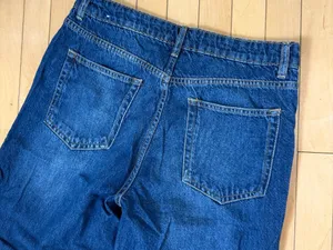 Mango MNG Wide Leg Classic Blue Denim Jeans Size 10 thumbnail 10