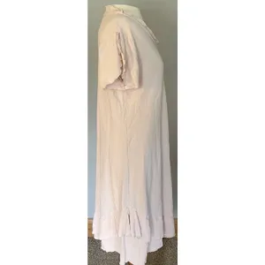 Oh My Gauze Dress‎ Women’s Sz 1 (S-M) Light Pink Flowy Short Sleeve Slit Sleeve thumbnail 4