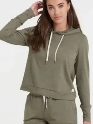 Vuori VW226 Women's Halo Essential Hoodie Sz L Women's Abr A-2 thumbnail 1