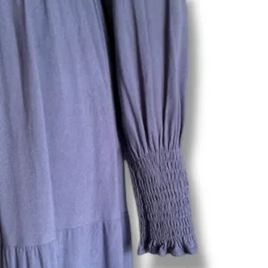 ZESICA long sleeve smocked tiered midi dress size Large thumbnail 7