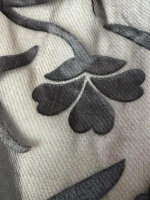 Black Beaded Shawl Scarf thumbnail 4