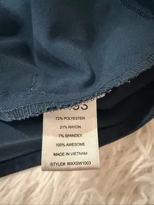 Figs Sleevless Scrub Top in Blue XL thumbnail 5