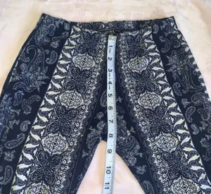 Vibe Aztec Flare Pants Blue thumbnail 4