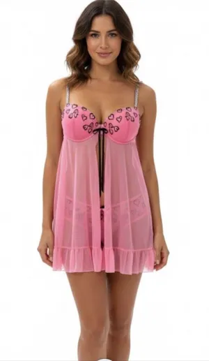 Inner Secret Pink babydoll size L Size L thumbnail 1