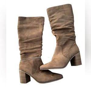 Universal Threads Junie Taupe tall boho boots size 11 thumbnail 2
