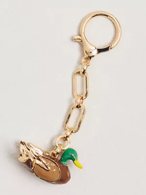 🦆NWOT Anthropologie Splash Duck Bag Charm ~ HTF SOLD OUT 🦆 thumbnail 2
