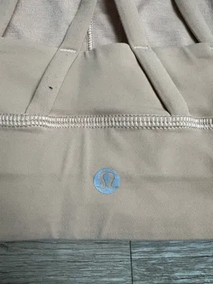 Lululemon Energy Longline Bra Sz 6 in Tan Beige Color thumbnail 6