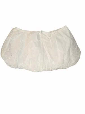 Peppermayo White Eyelet Bubble Mini Skirt thumbnail 2