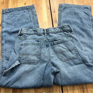 Aeropostale Aero Baggy Wide Leg Jeans XS Regular 27” Inseam thumbnail 4
