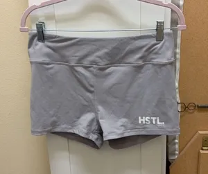 HSTL. MADE Women's Athletic Training Shorts Size XLG Gray thumbnail 1
