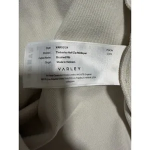 Varley Timberley‎ Half Zip Midlayer Sweatshirt Cement Marl Women's Size Medium thumbnail 14