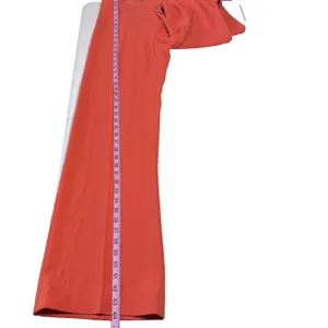 ZARA Orange Wide Leg Pants XS High Rise Flowy Polyester Casual Chic Women Capsul thumbnail 14