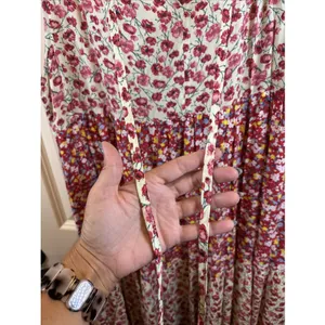 Easel Los Angeles Sleeveless Floral Maxi Dress Size Large Multi Color Boho thumbnail 4