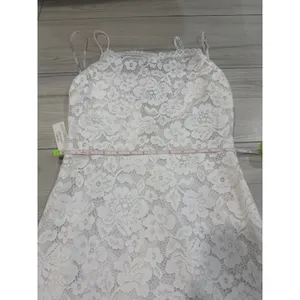 For Love & Lemons White Floral Lace Mini Dress Spaghetti Strap NWT Size Small thumbnail 4