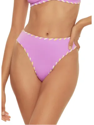 Becca Camille High Waist Reversible Bikini Bottoms thumbnail 1