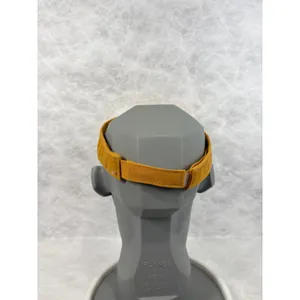 Twins Enterprise MLB Colorado Rockies Visor Hat Yellow Cotton Adjustable CR Logo thumbnail 3